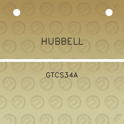 hubbell-gtcs34a