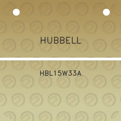 hubbell-hbl15w33a