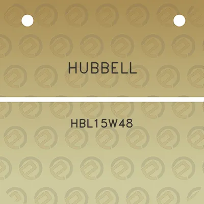 hubbell-hbl15w48