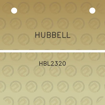 hubbell-hbl2320