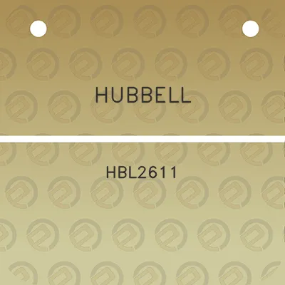 hubbell-hbl2611