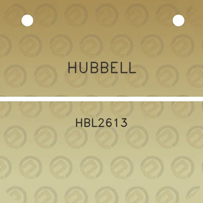 hubbell-hbl2613