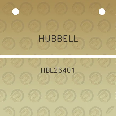 hubbell-hbl26401