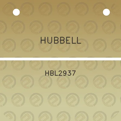 hubbell-hbl2937