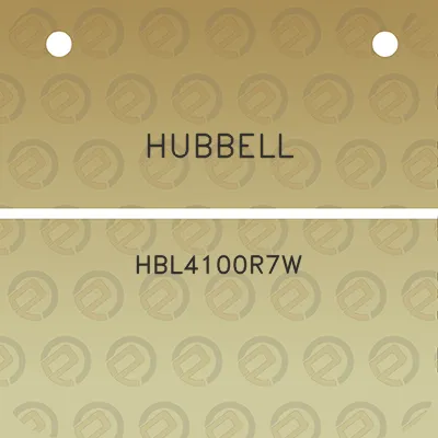 hubbell-hbl4100r7w