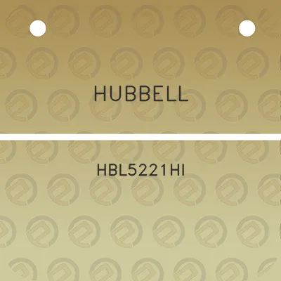 hubbell-hbl5221hi