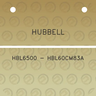 hubbell-hbl6500-hbl60cm83a