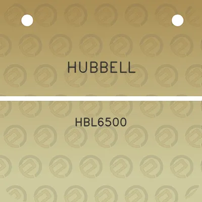 hubbell-hbl6500