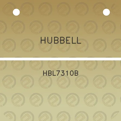 hubbell-hbl7310b