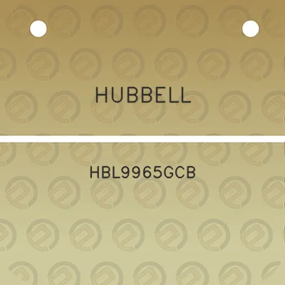 hubbell-hbl9965gcb