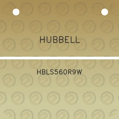 hubbell-hbls560r9w