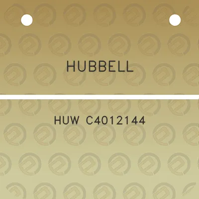 hubbell-huw-c4012144