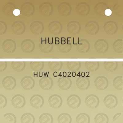 hubbell-huw-c4020402