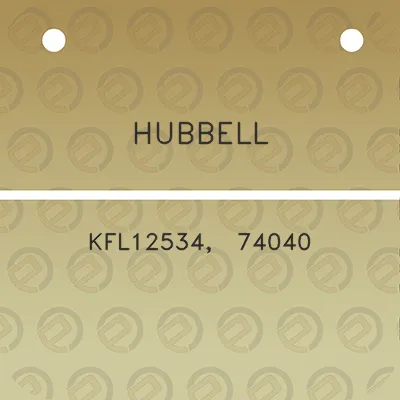 hubbell-kfl12534-74040