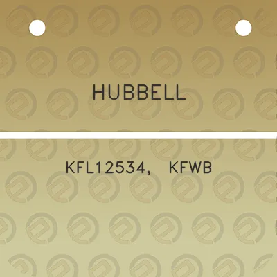 hubbell-kfl12534-kfwb