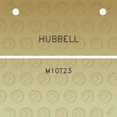 hubbell-m10t23