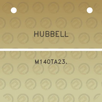 hubbell-m140ta23