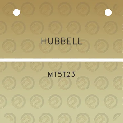 hubbell-m15t23