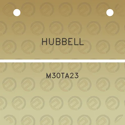 hubbell-m30ta23