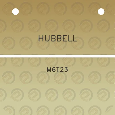 hubbell-m6t23