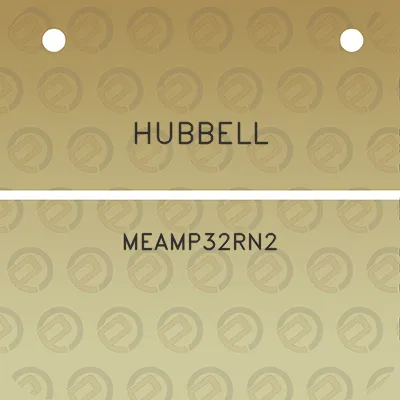 hubbell-meamp32rn2