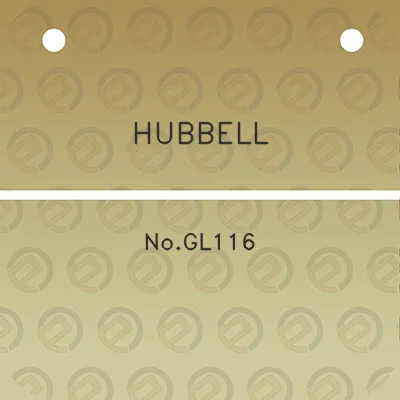 hubbell-nogl116