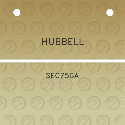 hubbell-sec75ga