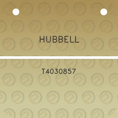 hubbell-t4030857