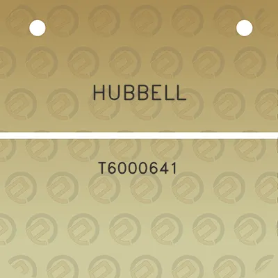 hubbell-t6000641