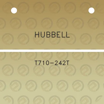 hubbell-t710-242t