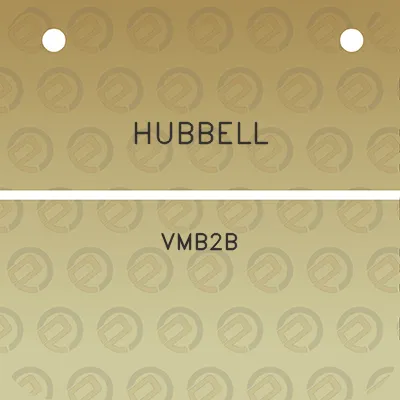 hubbell-vmb2b