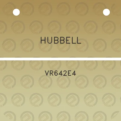 hubbell-vr642e4