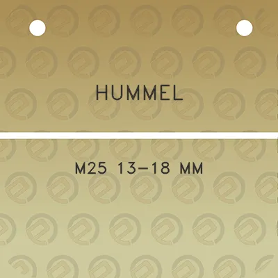 hummel-m25-13-18-mm