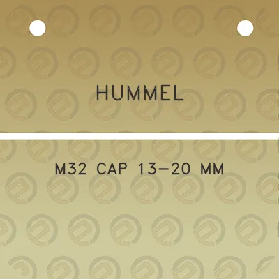 hummel-m32-cap-13-20-mm