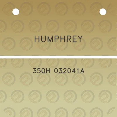 humphrey-350h-032041a