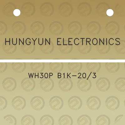 hungyun-electronics-wh30p-b1k-203