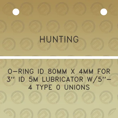 hunting-o-ring-id-80mm-x-4mm-for-3-id-5m-lubricator-w5-4-type-0-unions