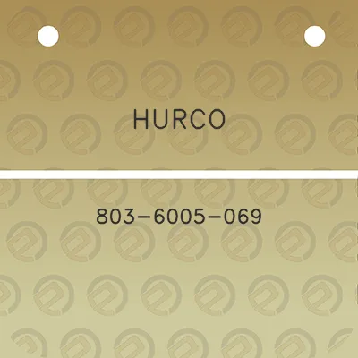 hurco-803-6005-069