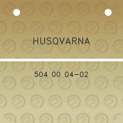 husqvarna-504-00-04-02