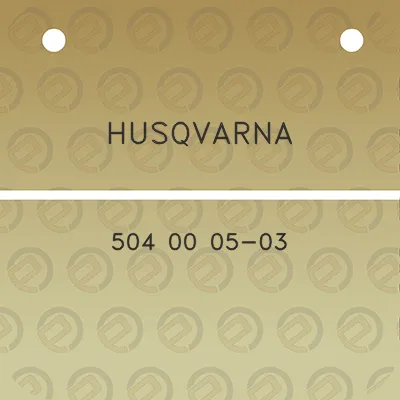 husqvarna-504-00-05-03