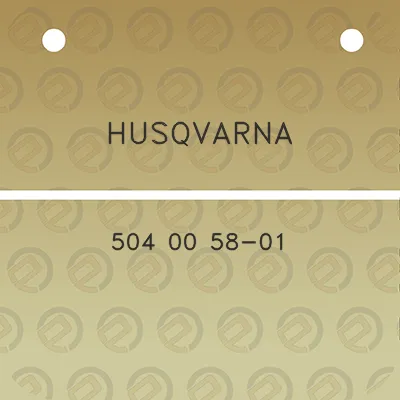 husqvarna-504-00-58-01