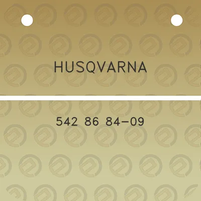 husqvarna-542-86-84-09