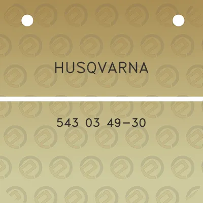 husqvarna-543-03-49-30