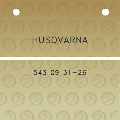 husqvarna-543-09-31-26