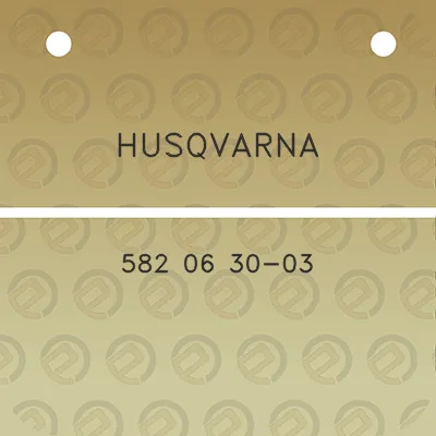 husqvarna-582-06-30-03