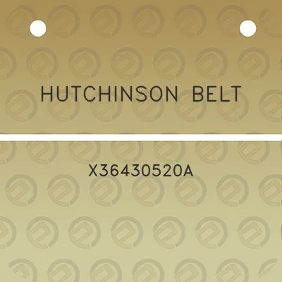 hutchinson-belt-x36430520a