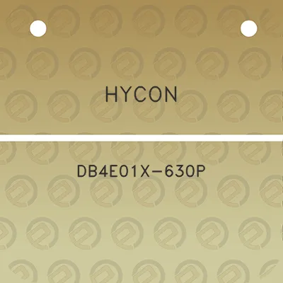 hycon-db4e01x-630p