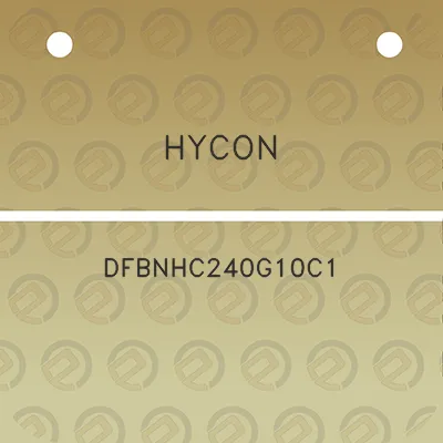 hycon-dfbnhc240g10c1