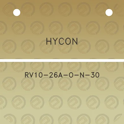 hycon-rv10-26a-o-n-30