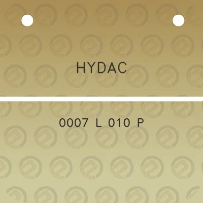 hydac-0007-l-010-p